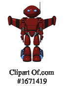 Robot Clipart #1671419 by Leo Blanchette