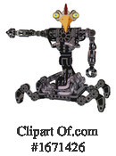 Robot Clipart #1671426 by Leo Blanchette