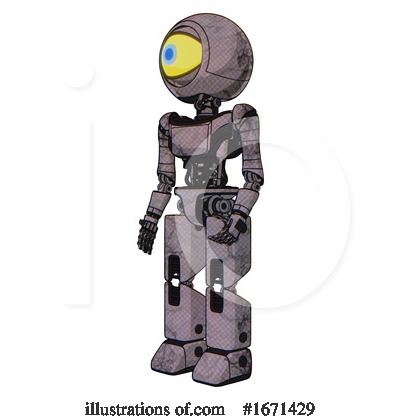 Royalty-Free (RF) Robot Clipart Illustration by Leo Blanchette - Stock Sample #1671429