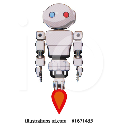 Royalty-Free (RF) Robot Clipart Illustration by Leo Blanchette - Stock Sample #1671435