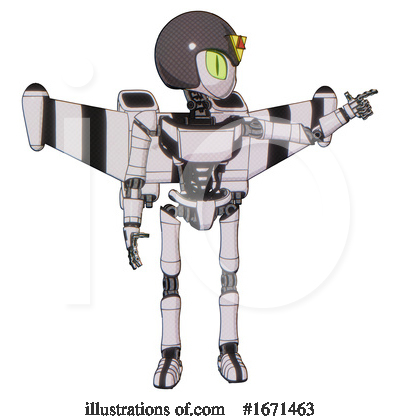 Royalty-Free (RF) Robot Clipart Illustration by Leo Blanchette - Stock Sample #1671463