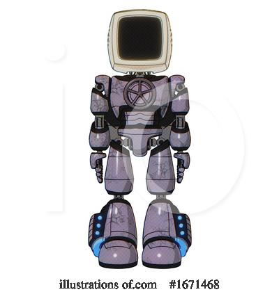 Royalty-Free (RF) Robot Clipart Illustration by Leo Blanchette - Stock Sample #1671468