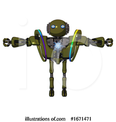 Royalty-Free (RF) Robot Clipart Illustration by Leo Blanchette - Stock Sample #1671471