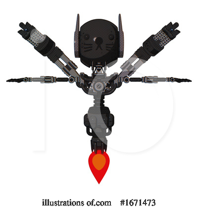 Royalty-Free (RF) Robot Clipart Illustration by Leo Blanchette - Stock Sample #1671473