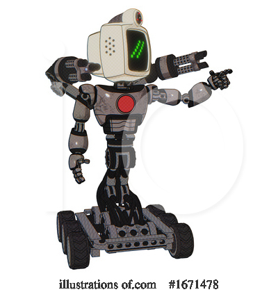 Royalty-Free (RF) Robot Clipart Illustration by Leo Blanchette - Stock Sample #1671478