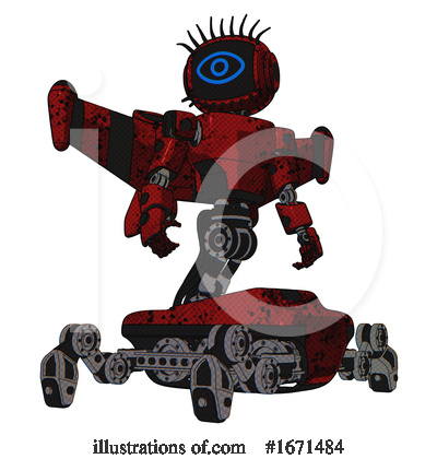 Royalty-Free (RF) Robot Clipart Illustration by Leo Blanchette - Stock Sample #1671484