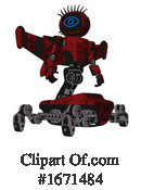 Robot Clipart #1671484 by Leo Blanchette