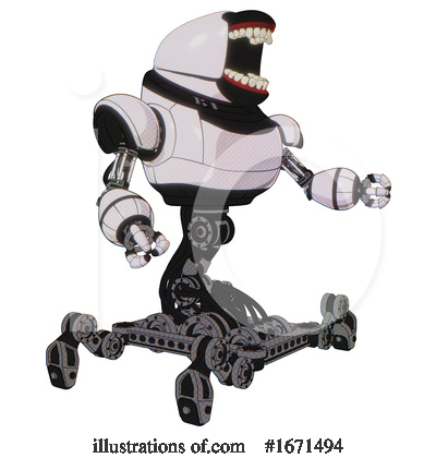 Royalty-Free (RF) Robot Clipart Illustration by Leo Blanchette - Stock Sample #1671494