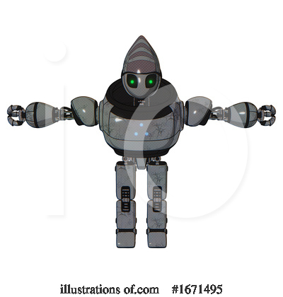 Royalty-Free (RF) Robot Clipart Illustration by Leo Blanchette - Stock Sample #1671495