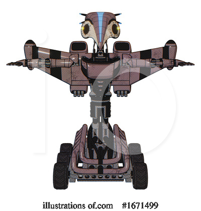 Royalty-Free (RF) Robot Clipart Illustration by Leo Blanchette - Stock Sample #1671499