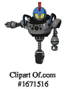 Robot Clipart #1671516 by Leo Blanchette