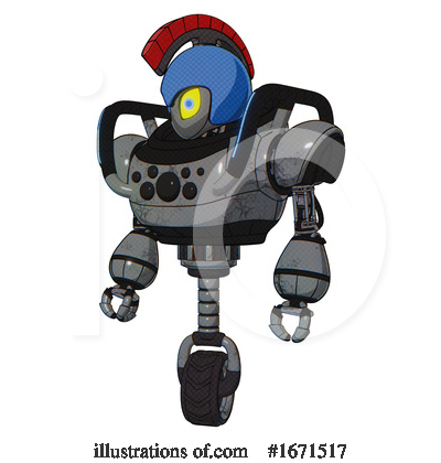 Royalty-Free (RF) Robot Clipart Illustration by Leo Blanchette - Stock Sample #1671517