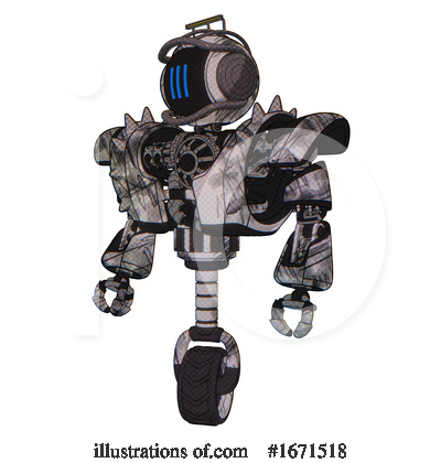 Royalty-Free (RF) Robot Clipart Illustration by Leo Blanchette - Stock Sample #1671518