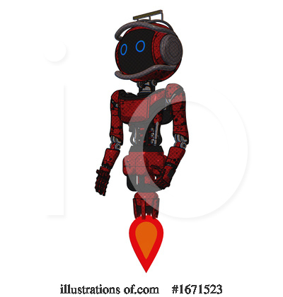 Royalty-Free (RF) Robot Clipart Illustration by Leo Blanchette - Stock Sample #1671523