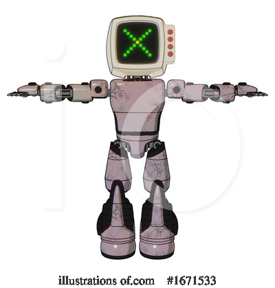 Royalty-Free (RF) Robot Clipart Illustration by Leo Blanchette - Stock Sample #1671533