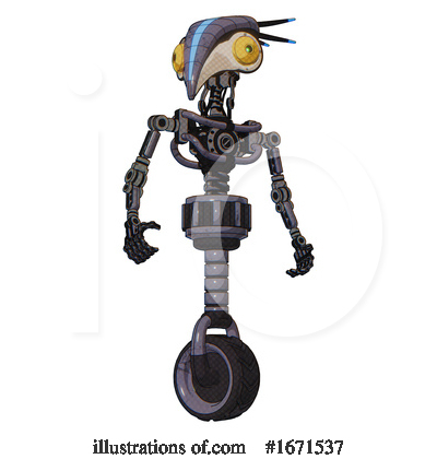Royalty-Free (RF) Robot Clipart Illustration by Leo Blanchette - Stock Sample #1671537