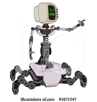 Royalty-Free (RF) Robot Clipart Illustration by Leo Blanchette - Stock Sample #1671547