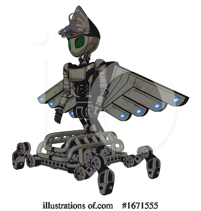 Royalty-Free (RF) Robot Clipart Illustration by Leo Blanchette - Stock Sample #1671555