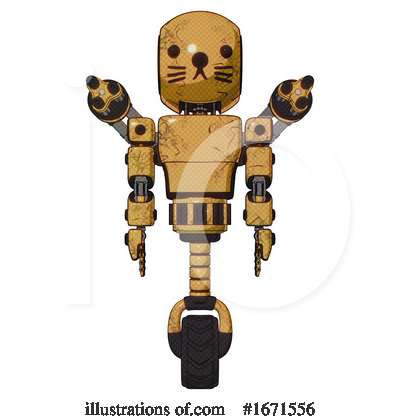 Royalty-Free (RF) Robot Clipart Illustration by Leo Blanchette - Stock Sample #1671556