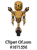 Robot Clipart #1671556 by Leo Blanchette