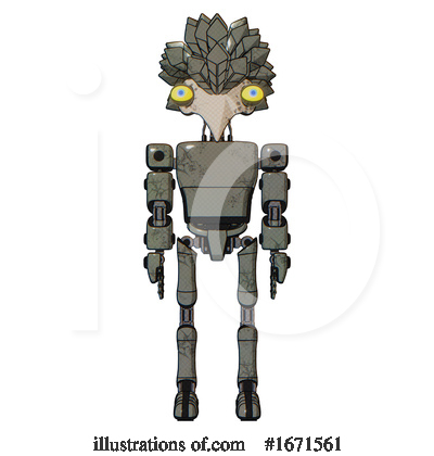 Royalty-Free (RF) Robot Clipart Illustration by Leo Blanchette - Stock Sample #1671561