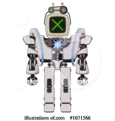 Royalty-Free (RF) Robot Clipart Illustration by Leo Blanchette - Stock Sample #1671566