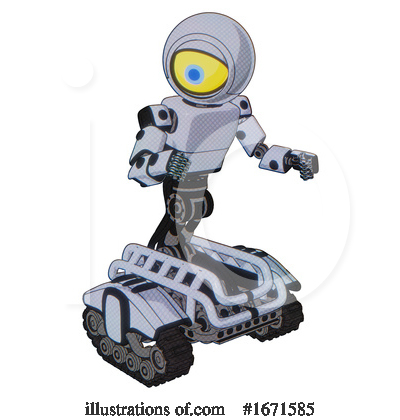 Royalty-Free (RF) Robot Clipart Illustration by Leo Blanchette - Stock Sample #1671585