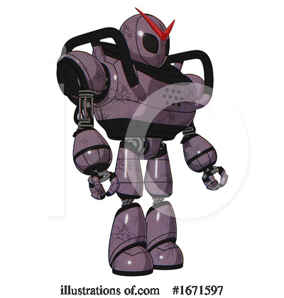 Royalty-Free (RF) Robot Clipart Illustration by Leo Blanchette - Stock Sample #1671597