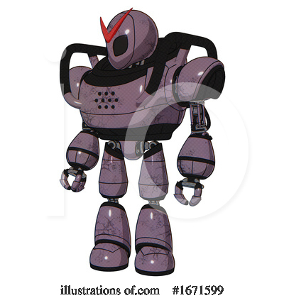 Royalty-Free (RF) Robot Clipart Illustration by Leo Blanchette - Stock Sample #1671599