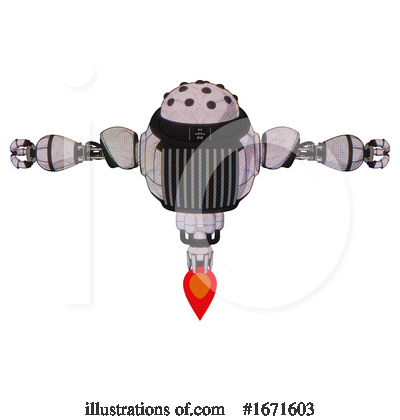 Royalty-Free (RF) Robot Clipart Illustration by Leo Blanchette - Stock Sample #1671603