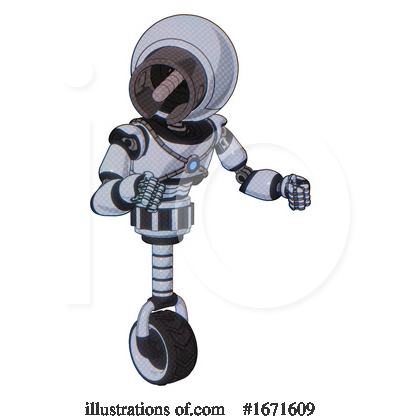 Royalty-Free (RF) Robot Clipart Illustration by Leo Blanchette - Stock Sample #1671609