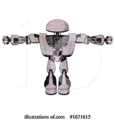 Royalty-Free (RF) Robot Clipart Illustration by Leo Blanchette - Stock Sample #1671615
