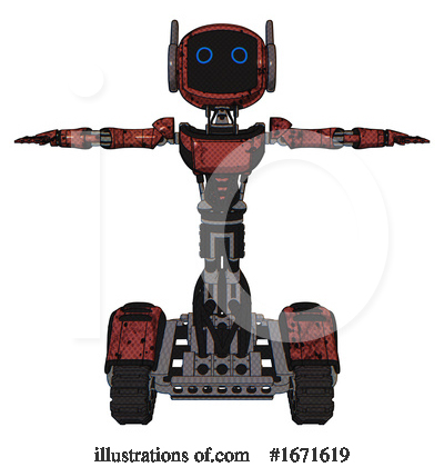 Royalty-Free (RF) Robot Clipart Illustration by Leo Blanchette - Stock Sample #1671619