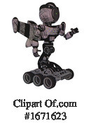 Robot Clipart #1671623 by Leo Blanchette