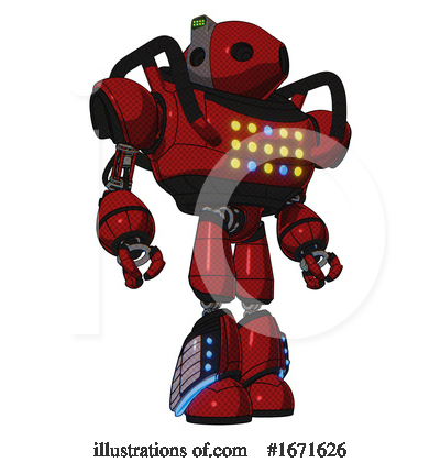 Royalty-Free (RF) Robot Clipart Illustration by Leo Blanchette - Stock Sample #1671626