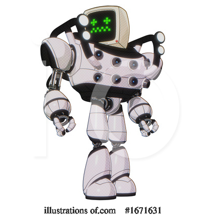 Royalty-Free (RF) Robot Clipart Illustration by Leo Blanchette - Stock Sample #1671631