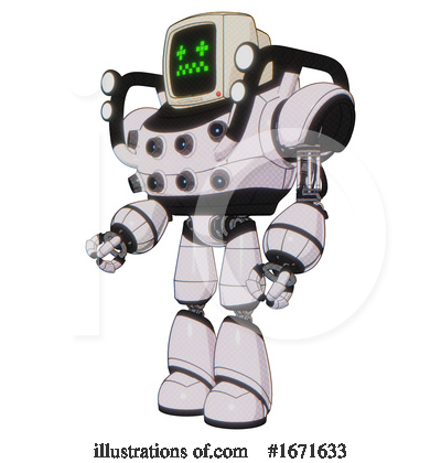 Royalty-Free (RF) Robot Clipart Illustration by Leo Blanchette - Stock Sample #1671633