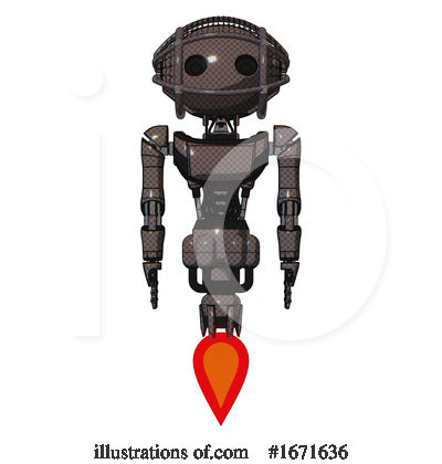 Royalty-Free (RF) Robot Clipart Illustration by Leo Blanchette - Stock Sample #1671636
