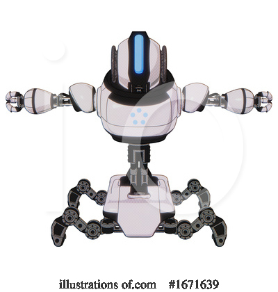 Royalty-Free (RF) Robot Clipart Illustration by Leo Blanchette - Stock Sample #1671639