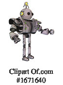 Robot Clipart #1671640 by Leo Blanchette