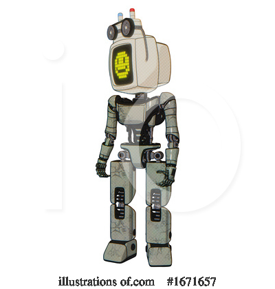 Royalty-Free (RF) Robot Clipart Illustration by Leo Blanchette - Stock Sample #1671657