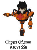 Robot Clipart #1671668 by Leo Blanchette