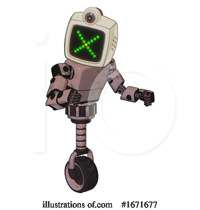 Royalty-Free (RF) Robot Clipart Illustration by Leo Blanchette - Stock Sample #1671677
