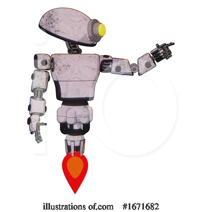 Royalty-Free (RF) Robot Clipart Illustration by Leo Blanchette - Stock Sample #1671682