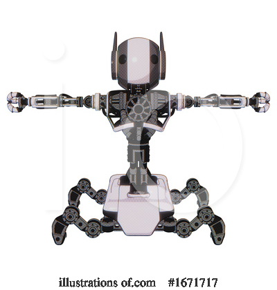 Royalty-Free (RF) Robot Clipart Illustration by Leo Blanchette - Stock Sample #1671717