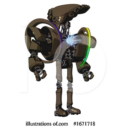 Royalty-Free (RF) Robot Clipart Illustration by Leo Blanchette - Stock Sample #1671718