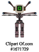 Robot Clipart #1671729 by Leo Blanchette