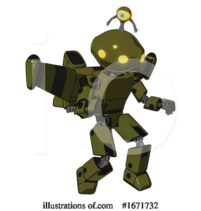 Royalty-Free (RF) Robot Clipart Illustration by Leo Blanchette - Stock Sample #1671732