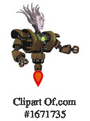 Robot Clipart #1671735 by Leo Blanchette