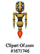 Robot Clipart #1671746 by Leo Blanchette